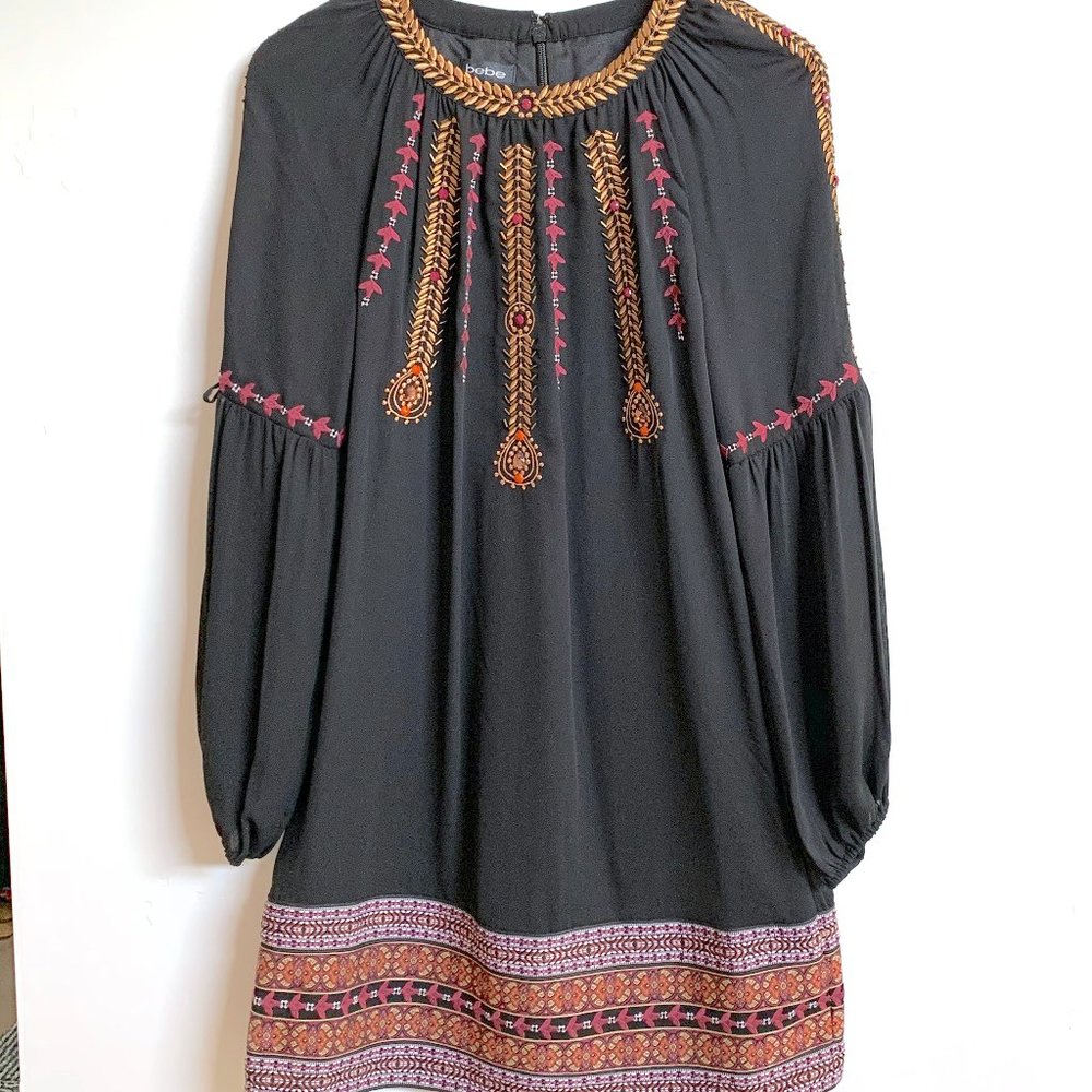 BEBE Tribal Shift Dress